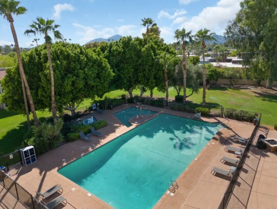 View of pool - 7350 N Pima Rd