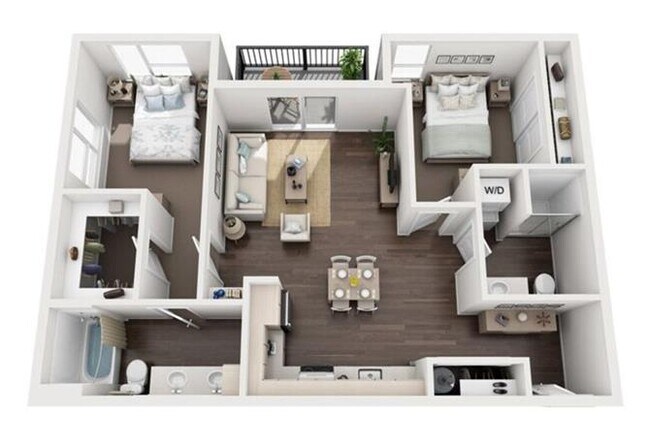 Floorplan - The Main Apartments