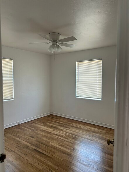 Bedroom with ceiling fan - 185 Vinson Way