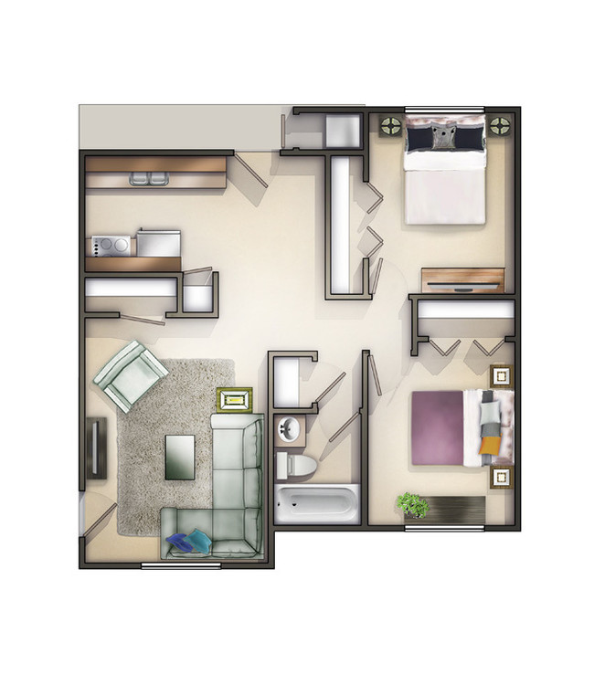 Floorplan - Spruce Hill Apartments