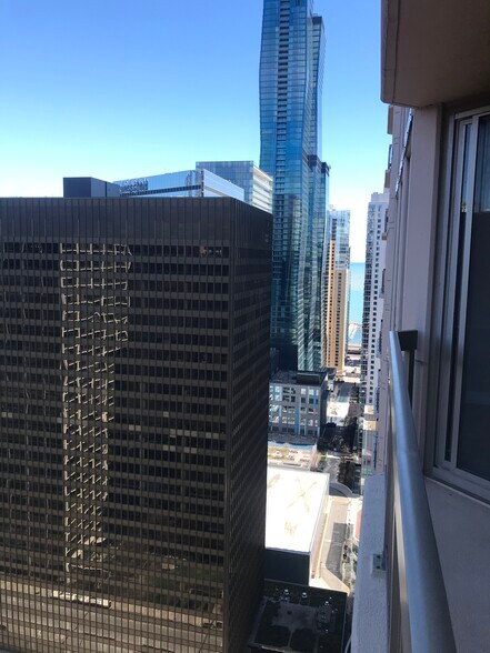 Balcony view east - 222 N Columbus Dr