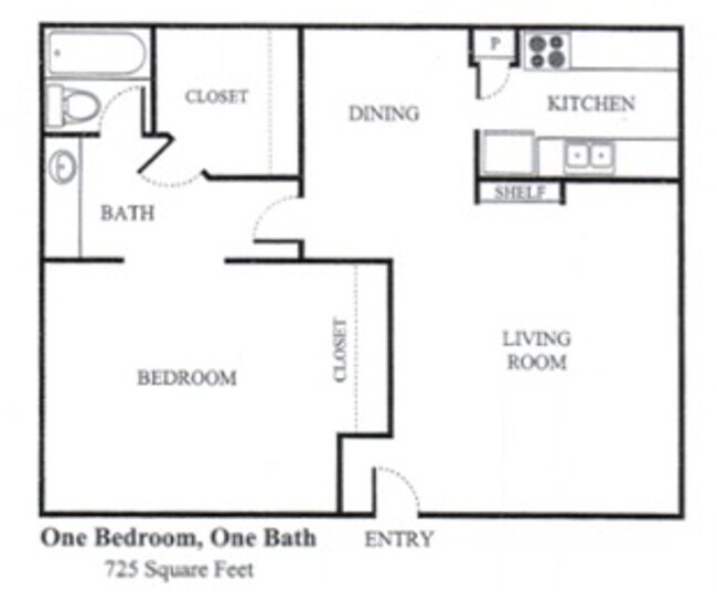 Primary Photo - 1 bedroom / 1 bathroom 1st floor unit