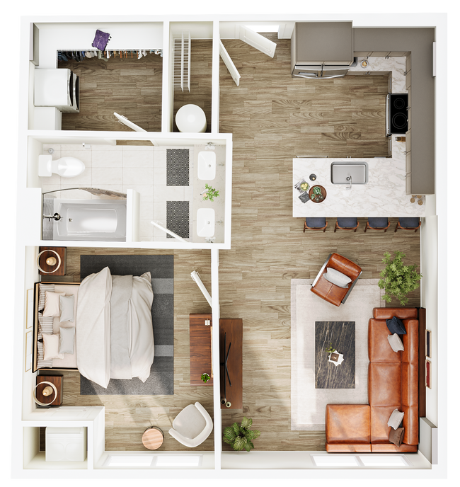 Floorplan - The Seventeen Hundred on East