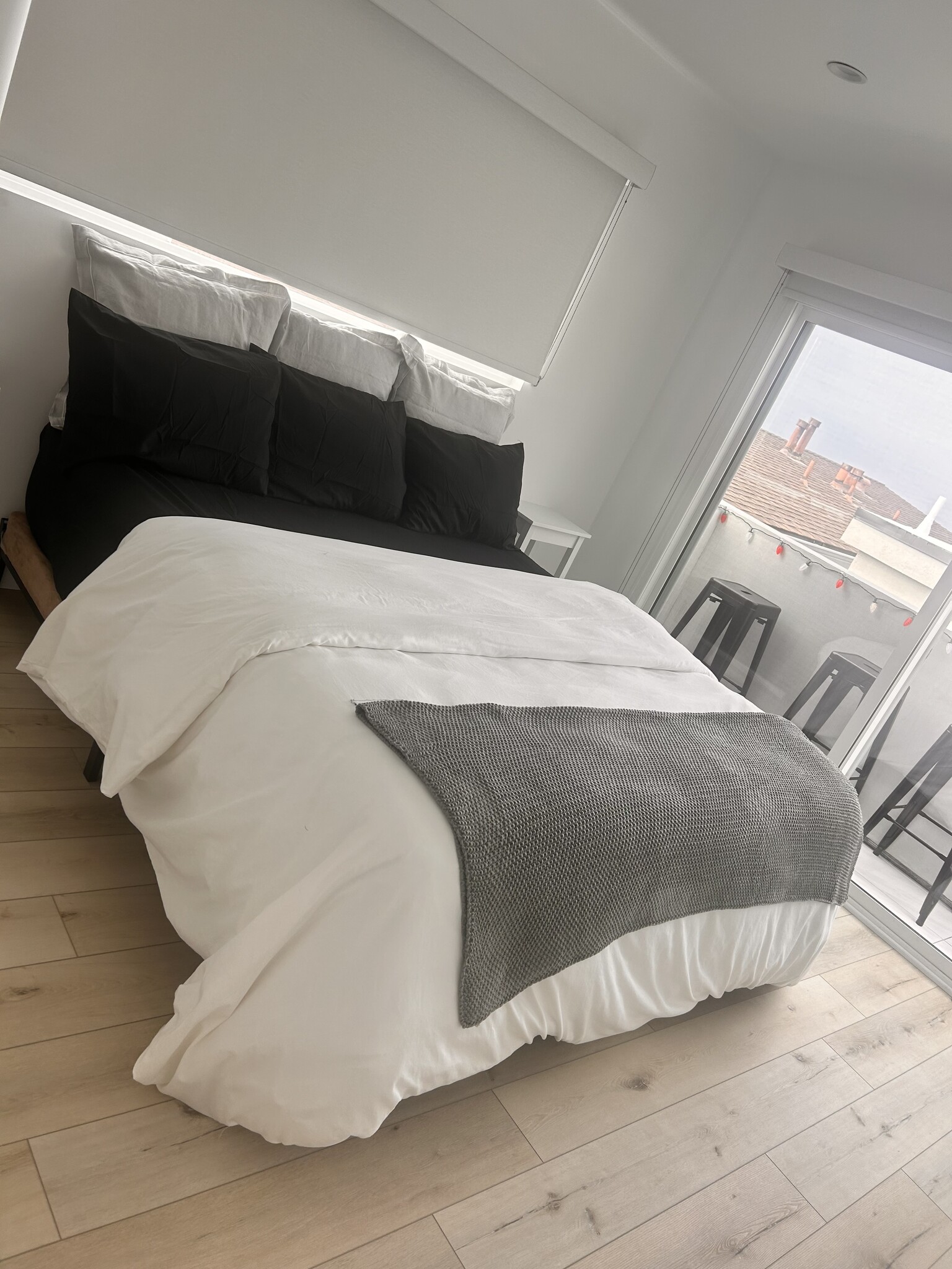 Second bedroom has a attached ocean view deck - 221 36th Pl