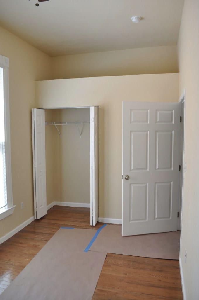 Bedroom 1 w/ Storage Cubby above large closet - 145 N 5th Street
