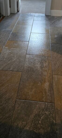 Hallway Tile between Kitchen,Bath, Bedroom and Entrance - 88 Nassau Ave