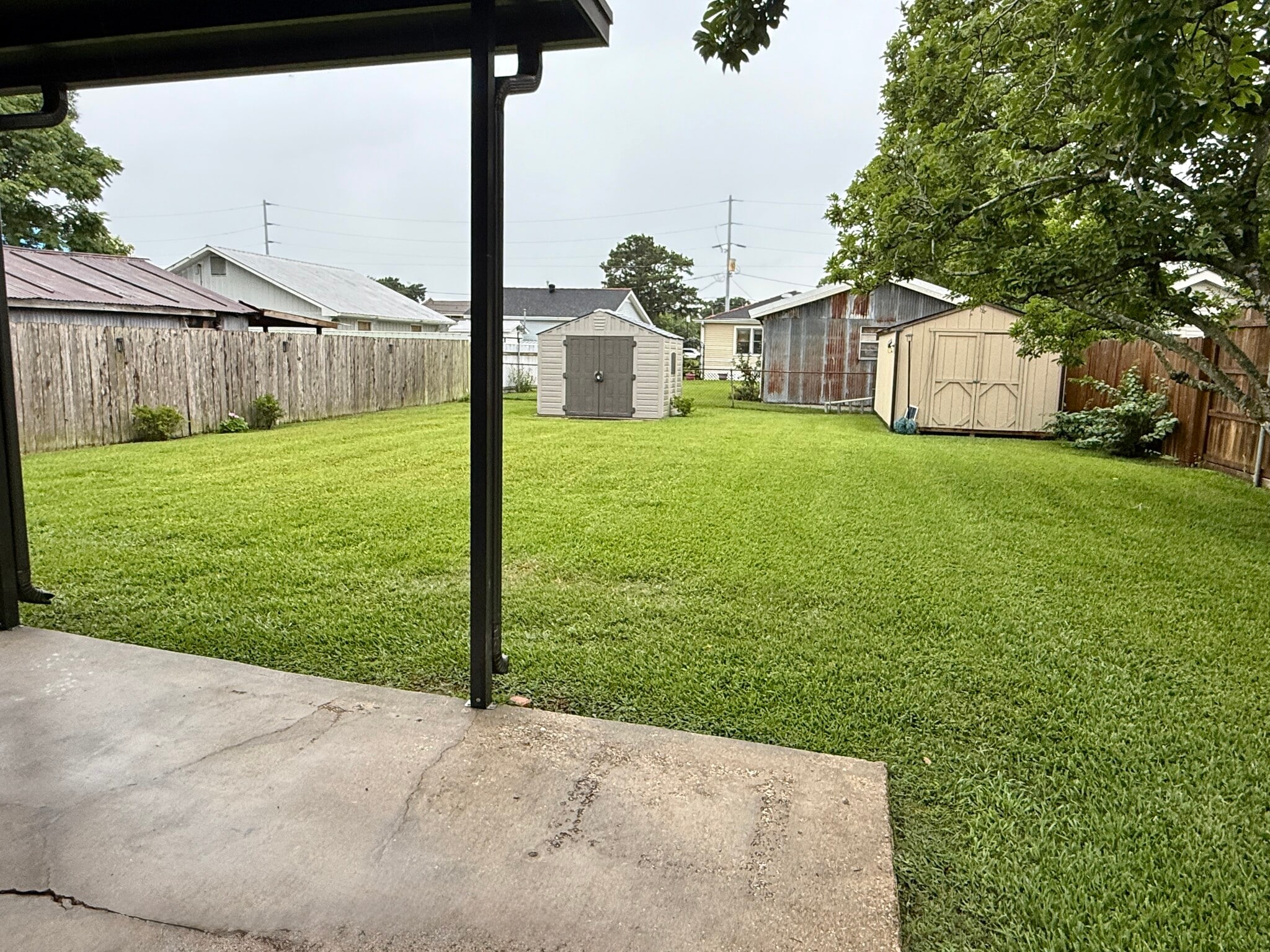 Back Yard (sheds not included) - 820 Thirba St