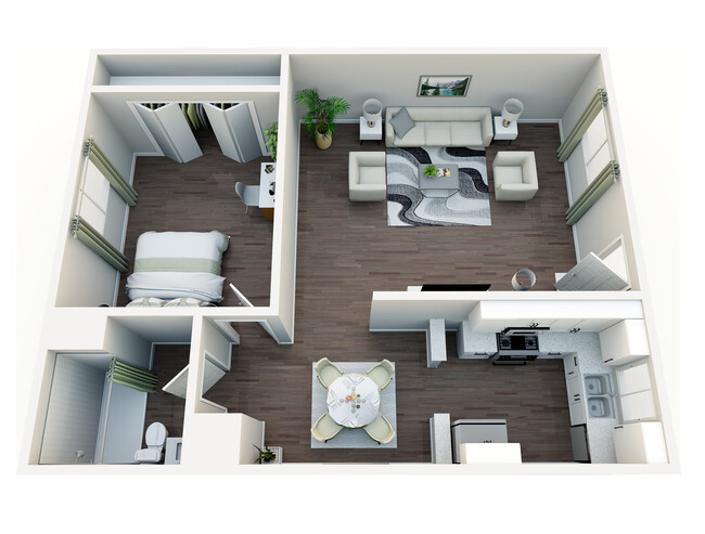 Floorplan - Bristle Pointe Apartments