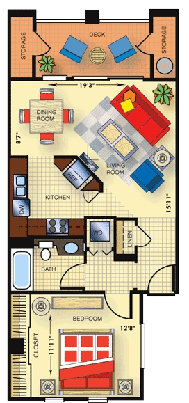 1BR/1BA - Meridian Luxury Condos