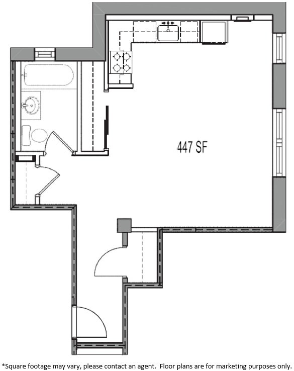 Floorplan - Kenyon Apartments