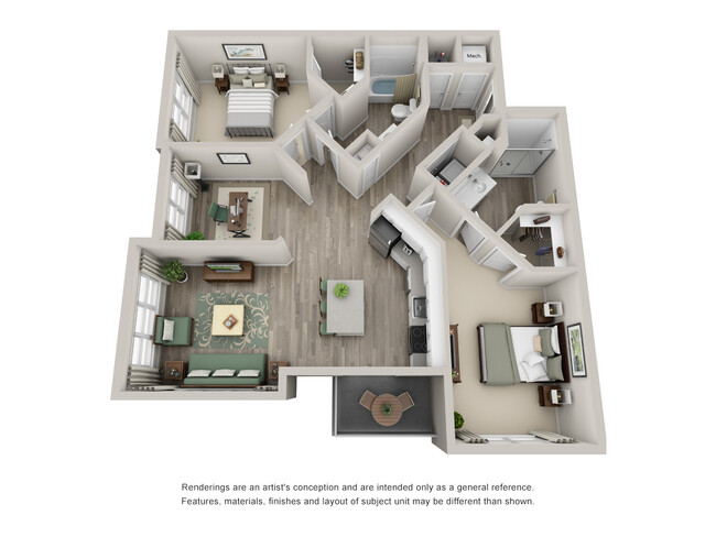 Floorplan - Jefferson Place Apartments