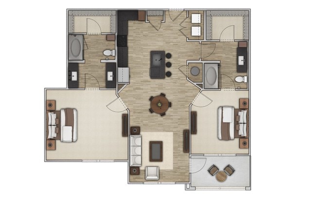 Floorplan - Messina Luxury Apartments