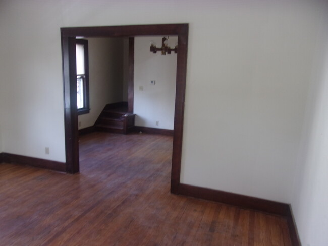 view from living room into dining room - 906 Mechanic St