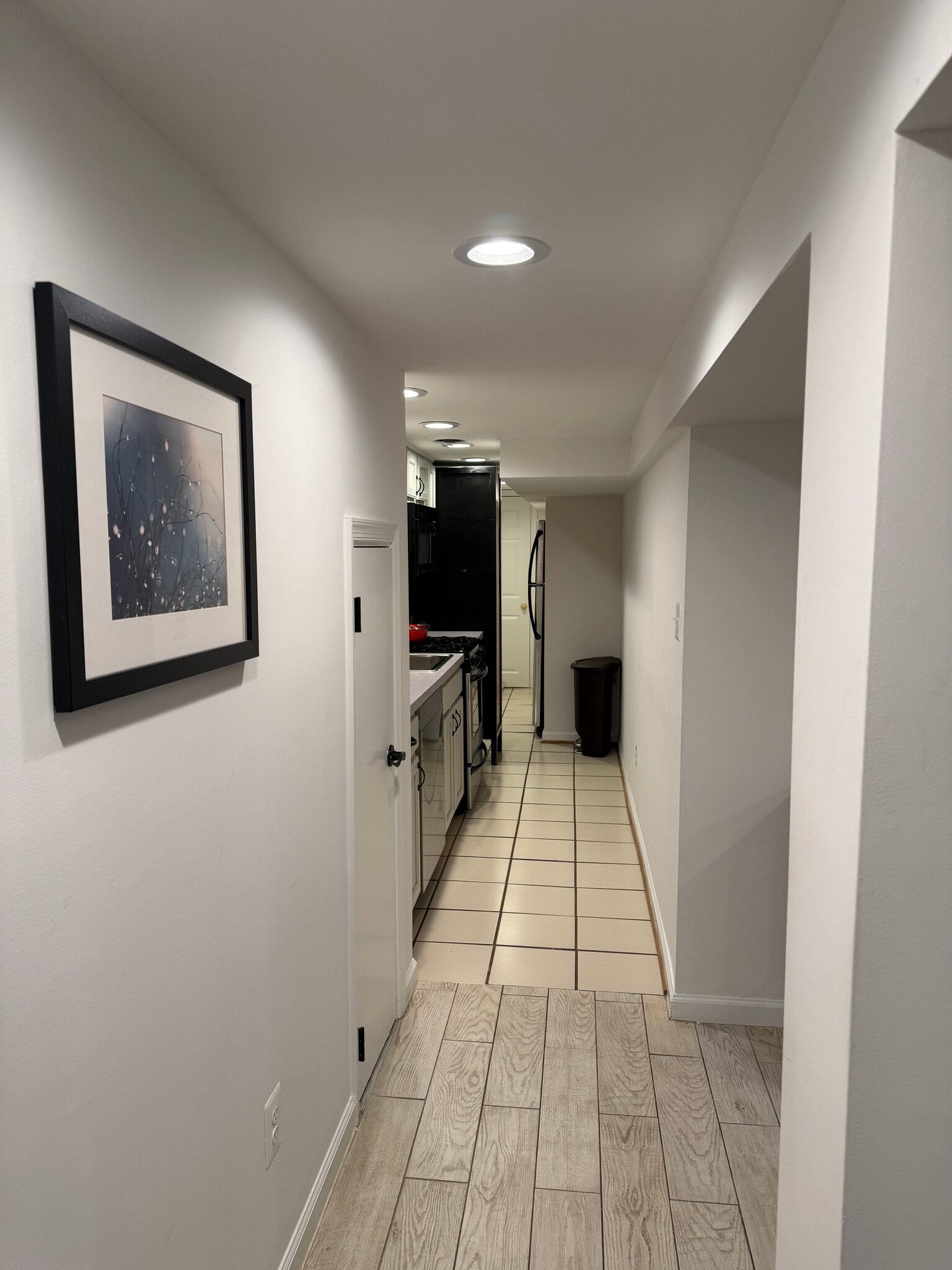 Basement apartment kitchen - 2651 15th St NW