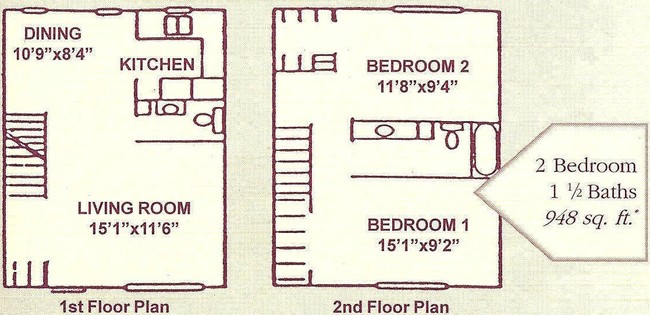 2BR/1.5BA - Village Townhouses Cooperative