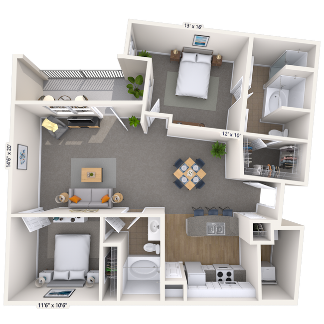 Floorplan - MAA Bella Casita