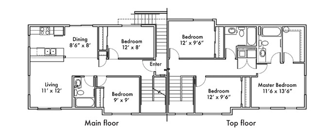 Floorplan - Scriber Creek Apartments