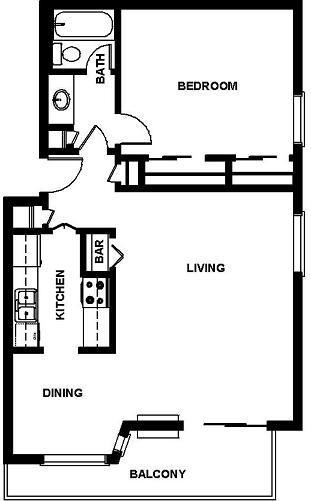 Floorplan - Oak Creek Apartments