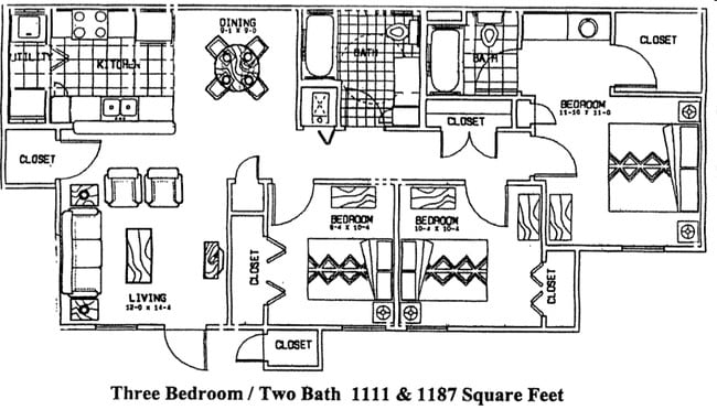 2BR/2BA - Cambridge Court Apartment Homes