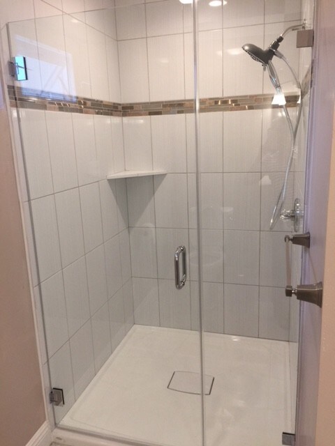 Primary bathroom shower - 1350 Curson S Ave