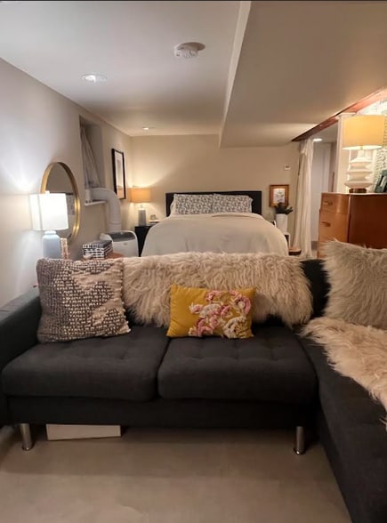 Living room and bedroom view - 2520 N Drake Ave