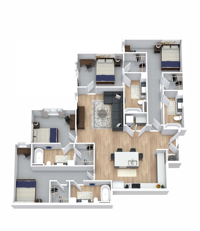 Final-The Carlton House-3D Floorplan-D2 - The Carlton House