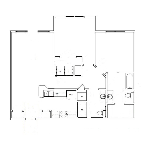 2BR-1110sqft - Furman Weststar Apartments