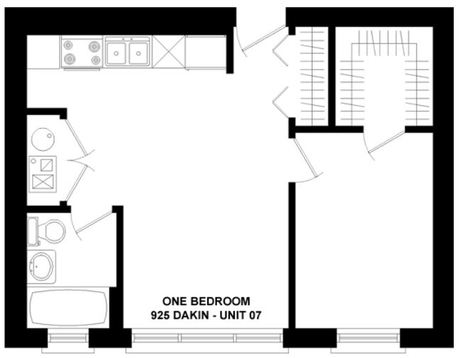 1BR/1BA - 925 W. Dakin