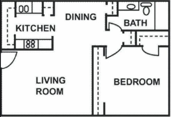 Floorplan - Falls of Deer Park Apartments