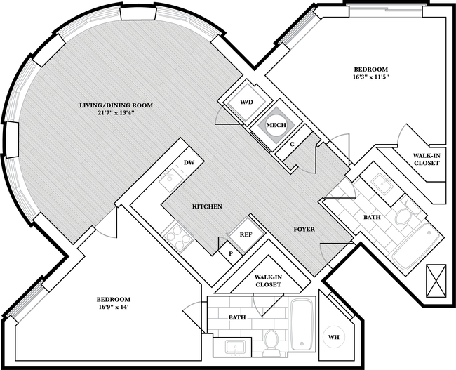 Floorplan - Cathedral Commons