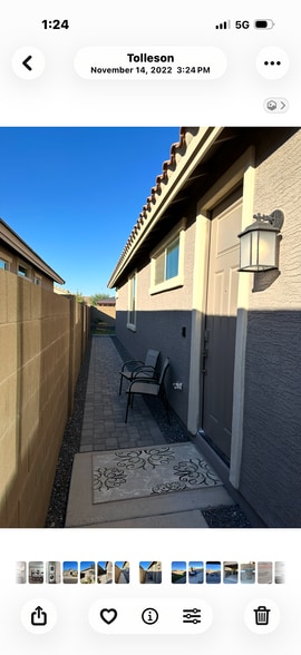 Private entrance side of house - 9530 W Getty Dr