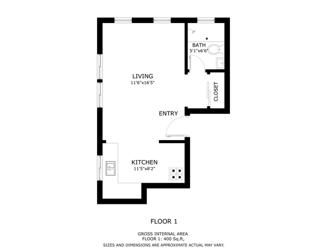 Floorplan - 1049-1053 Pine Ave.