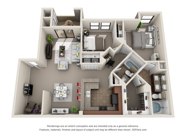 Floorplan - Colton Apartments