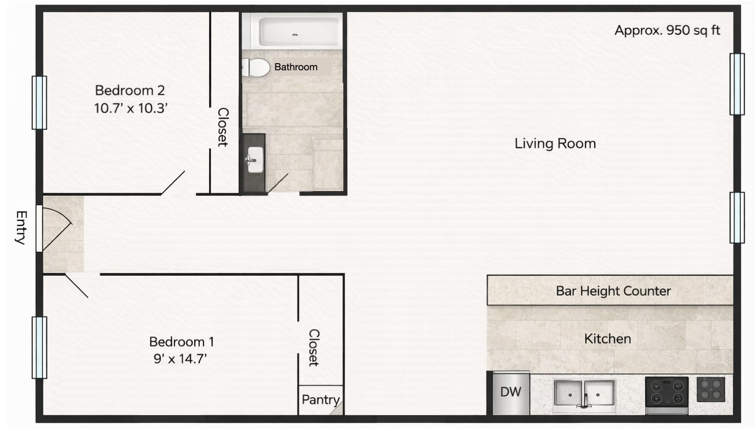 Floor plan - 1111 North Rd