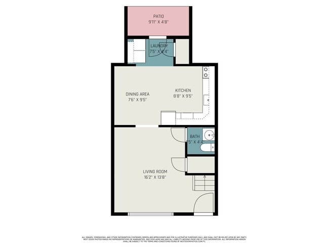 1st Floor Floorplan - 8845 W 45th Pl