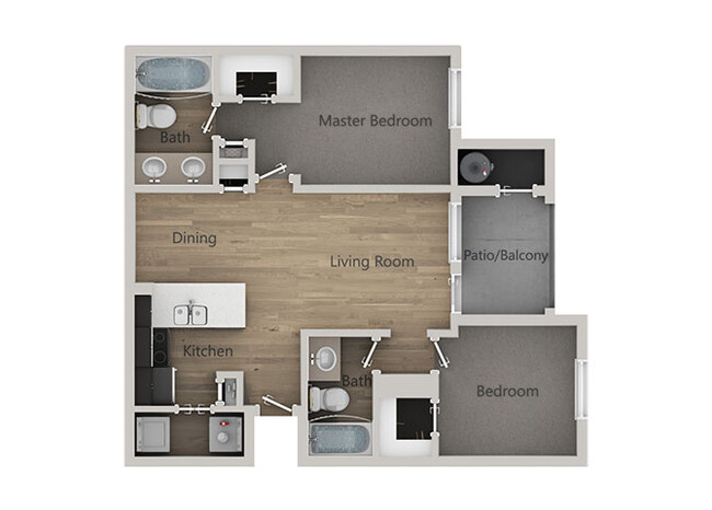 Floorplan - Sage Apartments and Townhomes