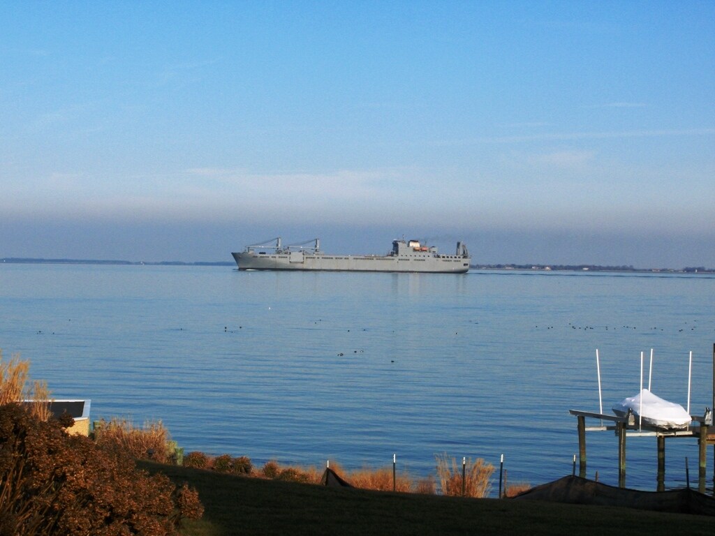 typical boats sailing by - 1301 Rogers Rd