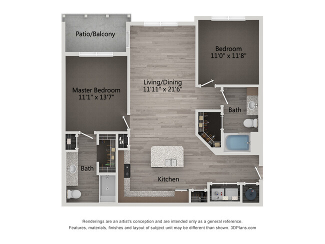 Floorplan - Oakwood Flats