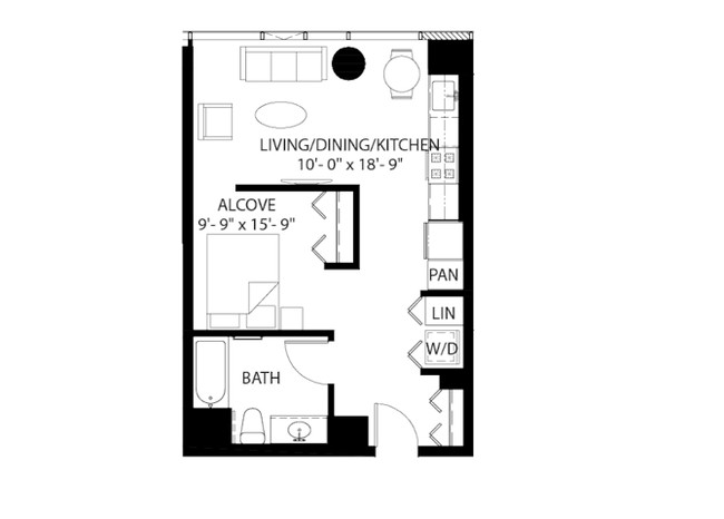 Floorplan - Halsted Flats