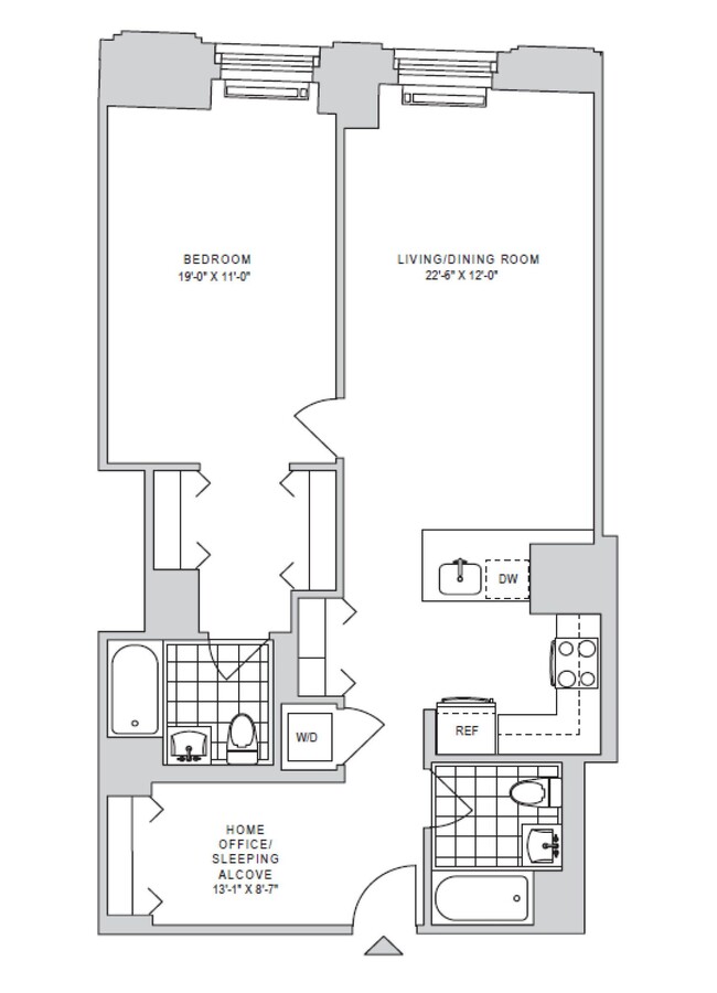 Floorplan - 70 Pine Apartments