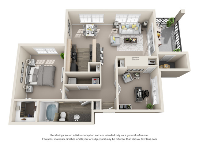 Floorplan - Legends on the Green Apartments