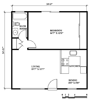 1BR/1BA - Villa Marina Apartments
