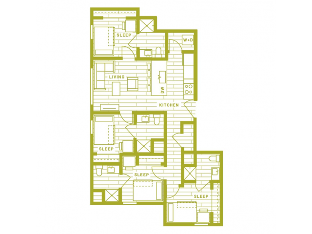 Floorplan - VERVE St. Louis