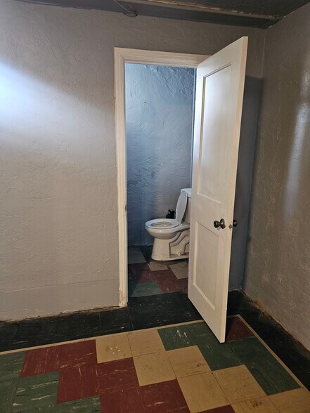 Basement restroom - 1268 Stirling St