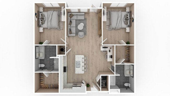 Floorplan - Saltaire Apartment Homes