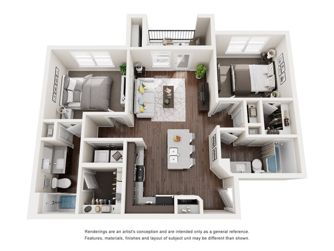 Floorplan - Pebble Brook Apartments