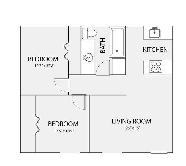 Floorplan - Bouldin Creek Apartments