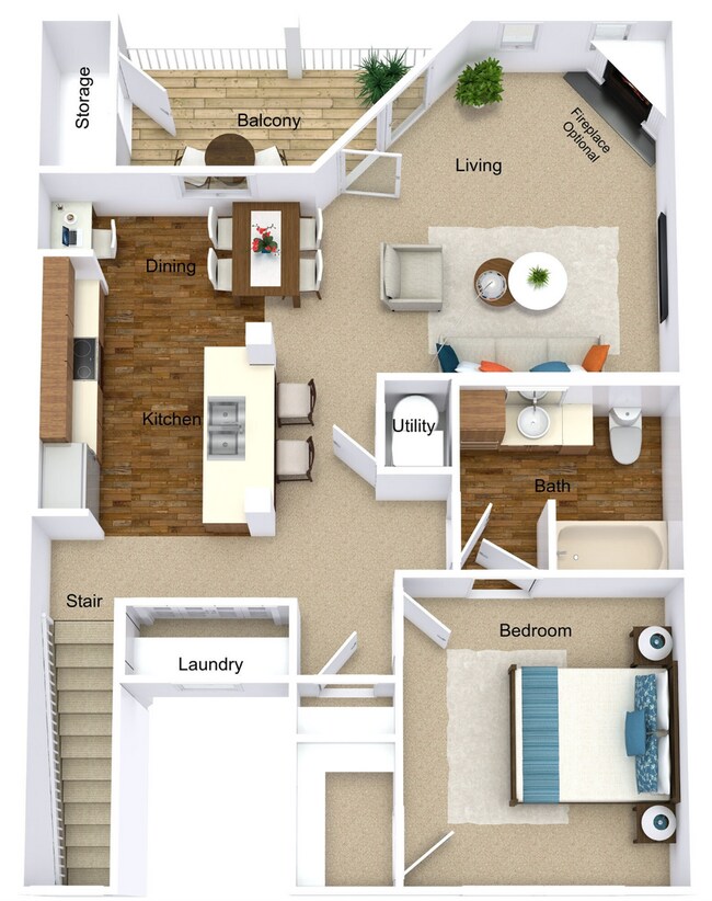 Building Photo - Luxe 1-Bedroom Haven: Serene Lakeside Livi...