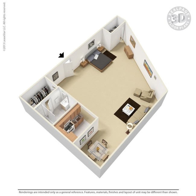 Floorplan - Monarch Terrace Apartments