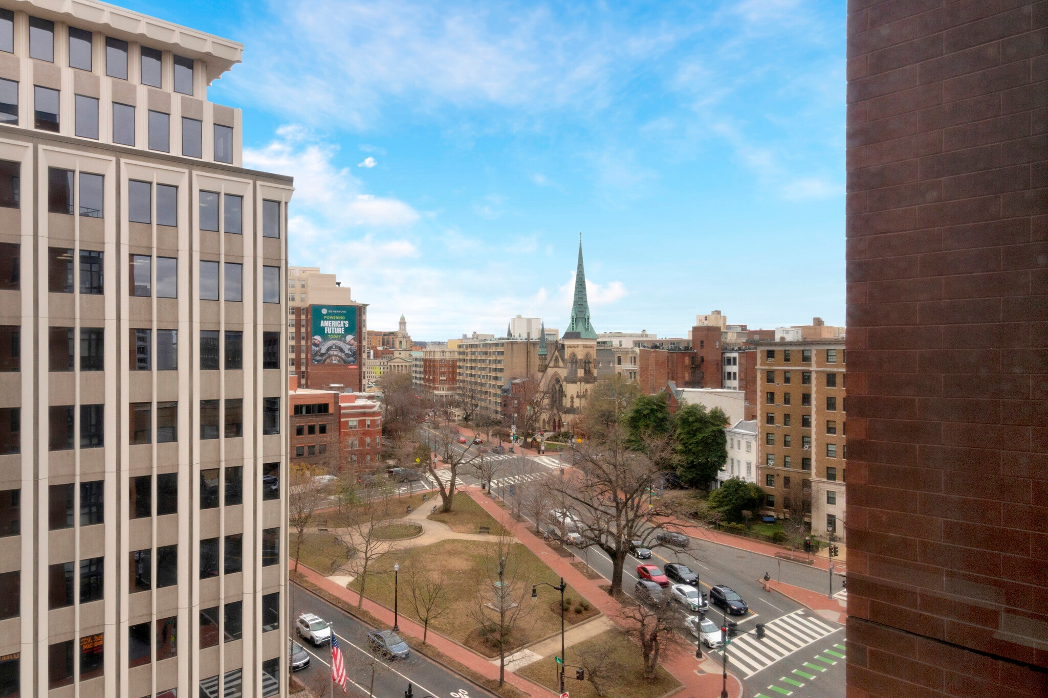 Primary Bedroom Park View - 1010 Massachusetts Ave NW